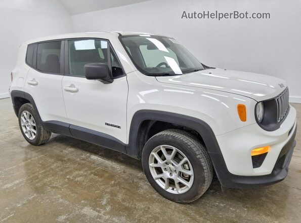 ZACNJDB12PPP68158 2023 JEEP RENEGADE White წინა მარჯვენა