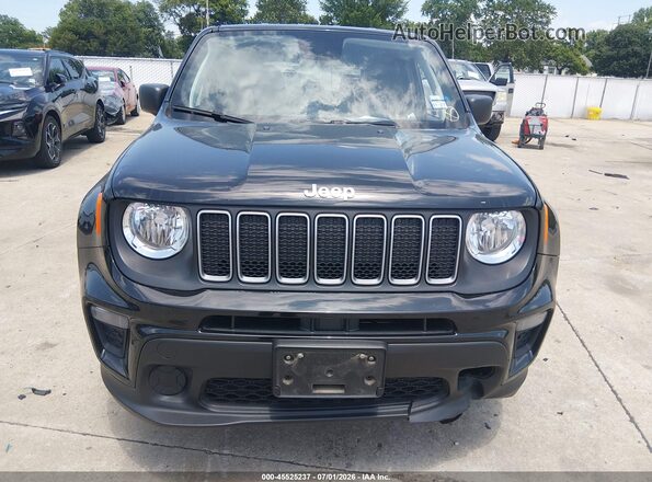 ZACNJDB12PPP70539 2023 JEEP RENEGADE Black Вид спереду