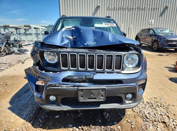 ZACNJDB13NPN45222 2022 JEEP RENEGADE Blue წინა ხედი