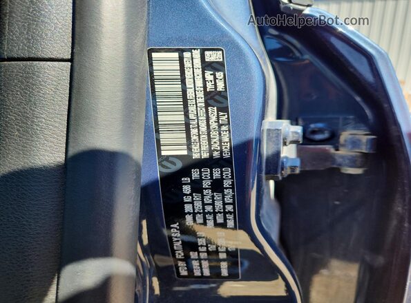 ZACNJDB13NPN45222 2022 JEEP RENEGADE Blue ძრავის განყოფილების ხედი
