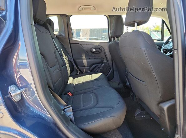 ZACNJDB13NPN45222 2022 JEEP RENEGADE Blue უკანა სავარძლების ხედი