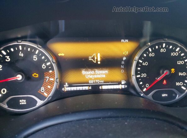 ZACNJDB13NPN51893 2022 JEEP RENEGADE Черный Вид щитка приборов