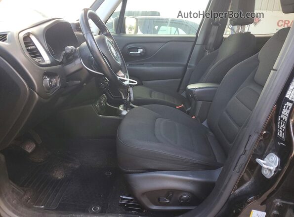ZACNJDB13NPN51893 2022 JEEP RENEGADE Черный Вид салона спереди