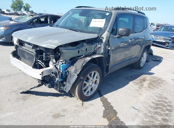 ZACNJDB13NPN63087 2022 JEEP RENEGADE Gray Przód lewy