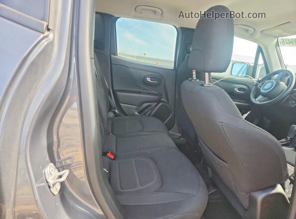 ZACNJDB13NPN70542 2022 JEEP RENEGADE Charcoal უკანა სავარძლების ხედი