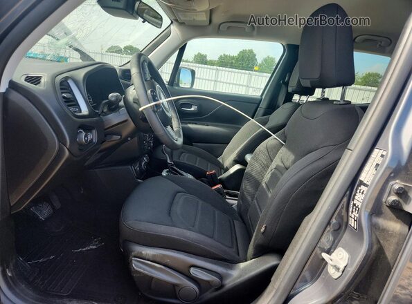 ZACNJDB13NPN70542 2022 JEEP RENEGADE Charcoal წინა სალონის ხედი
