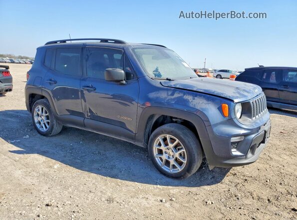 ZACNJDB14NPN80724 2022 JEEP RENEGADE Blue Przód prawy