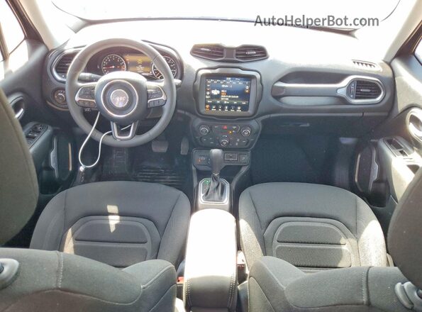ZACNJDB14NPN80724 2022 JEEP RENEGADE Blue Widok deski rozdzielczej