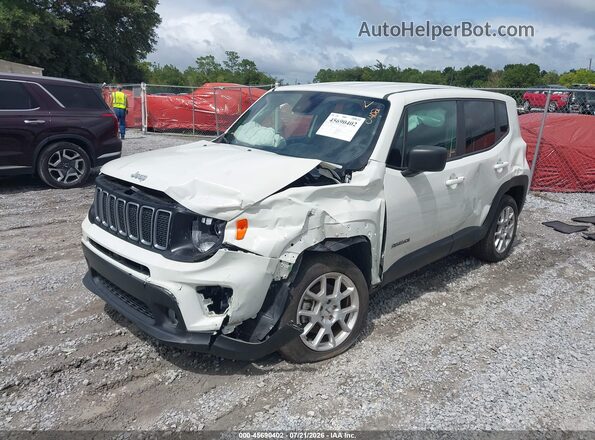 ZACNJDB14PPP61969 2023 JEEP RENEGADE White Vista tres cuartos delantera izquierda