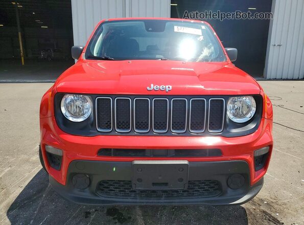 ZACNJDB14PPP62877 2023 JEEP RENEGADE Красный Вид спереди