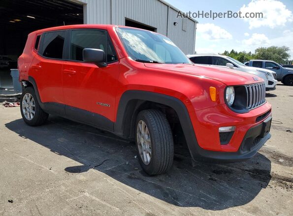 ZACNJDB14PPP62877 2023 JEEP RENEGADE Красный Передняя правая четверть