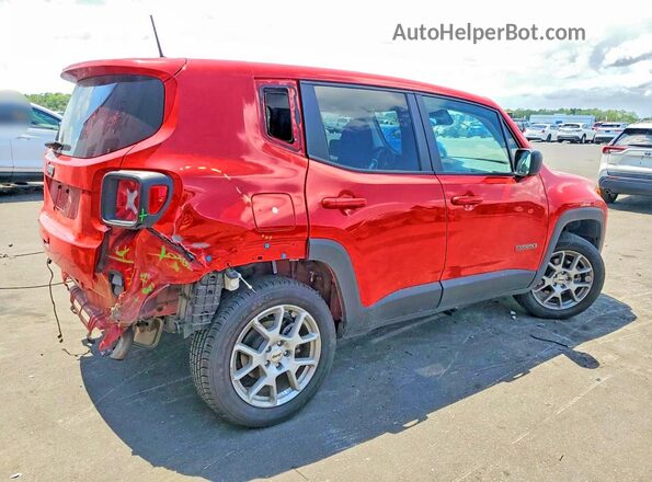 ZACNJDB14PPP62877 2023 JEEP RENEGADE Красный Задняя правая четверть
