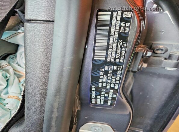 ZACNJDB14PPP72342 2023 JEEP RENEGADE Серый Вид наклейки с VIN-кодом