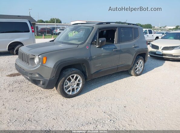 ZACNJDB15NPN80201 2022 JEEP RENEGADE Gray Առջևի ձախ երեք քառորդ տեսարան