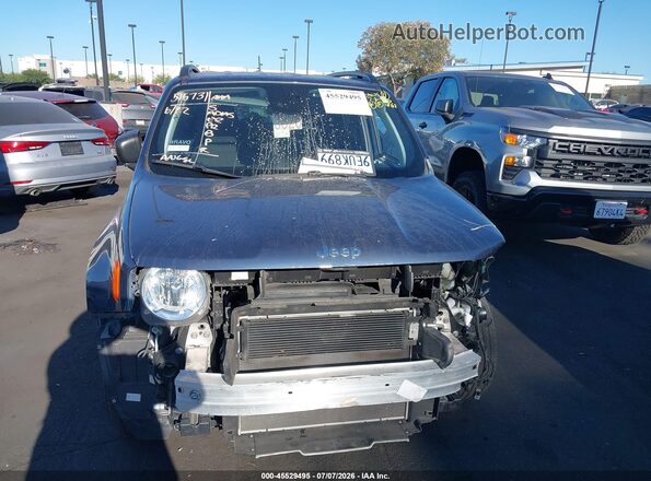 ZACNJDB17NPN83374 2022 JEEP RENEGADE Синий Вид задней части салона