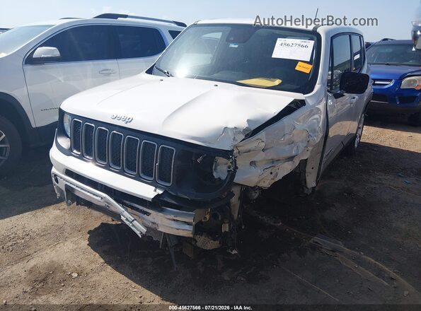 ZACNJDB17PPP34183 2023 JEEP RENEGADE White Առջևի ձախ երեք քառորդ տեսարան