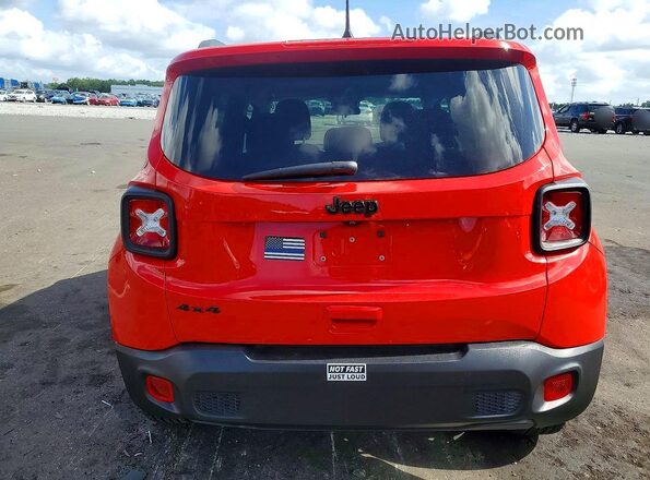 ZACNJDB17PPP68088 2023 JEEP RENEGADE Red Vista trasera