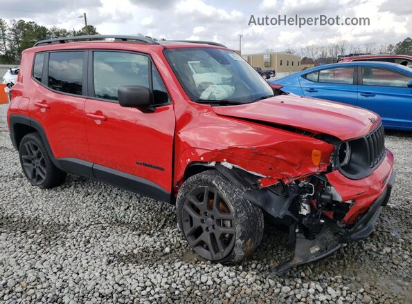 ZACNJDB18MPM92564 2021 JEEP RENEGADE Red Przód prawy