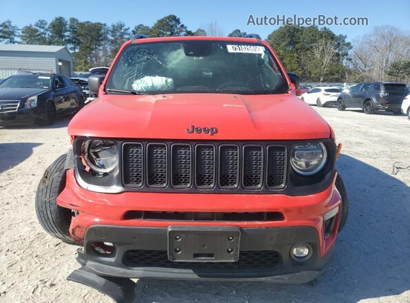 ZACNJDB18MPM92564 2021 JEEP RENEGADE Red Widok naklejki z numerem VIN