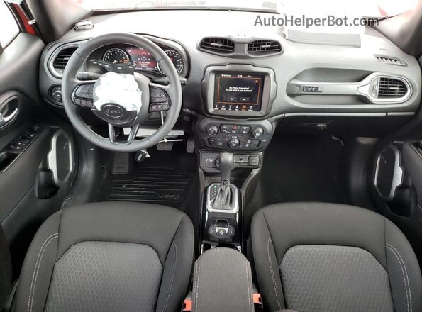 ZACNJDB18MPM92564 2021 JEEP RENEGADE Red Widok deski rozdzielczej