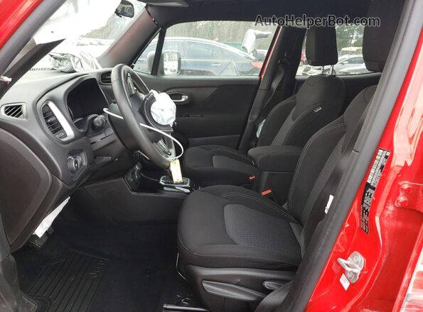 ZACNJDB18MPM92564 2021 JEEP RENEGADE Red Widok wnętrza z przodu