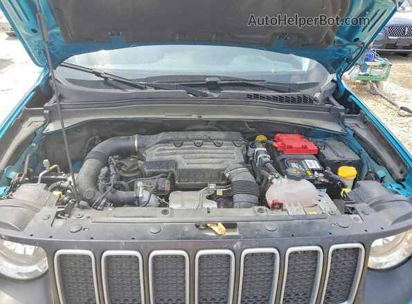 ZACNJDB18NPN68513 2022 JEEP RENEGADE Teal Vista del compartimento del motor