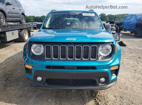 ZACNJDB19NPN87295 2022 JEEP RENEGADE Blue წინა ხედი