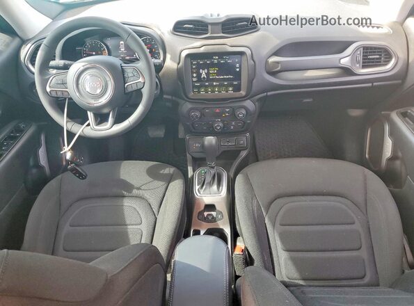 ZACNJDB19NPN87295 2022 JEEP RENEGADE Blue წინა პანელის ხედი