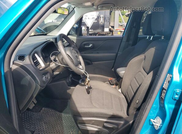 ZACNJDB19NPN87295 2022 JEEP RENEGADE Blue წინა სალონის ხედი