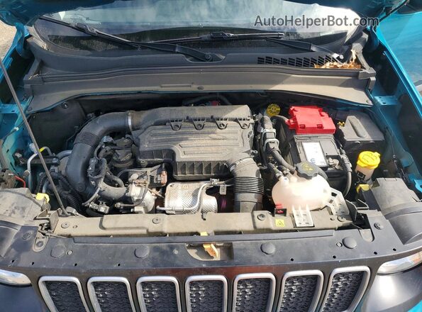 ZACNJDB19NPN87295 2022 JEEP RENEGADE Blue ძრავის განყოფილების ხედი