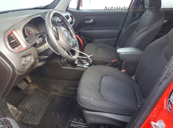 ZACNJDB19NPN99429 2022 JEEP RENEGADE Red Vista interior delantera