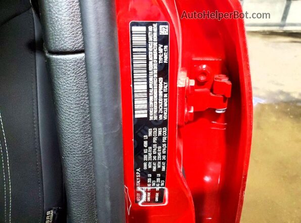 ZACNJDB19NPN99429 2022 JEEP RENEGADE Red Vista de la etiqueta del VIN