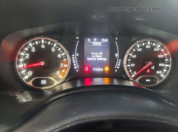ZACNJDB19PPP28806 2023 JEEP RENEGADE Black Widok zestawu wskaźników
