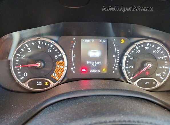 ZACNJDB1XPPP38910 2023 JEEP RENEGADE Gray Вид щитка приладів