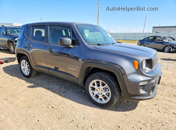 ZACNJDB1XPPP38910 2023 JEEP RENEGADE Gray Передня права чверть