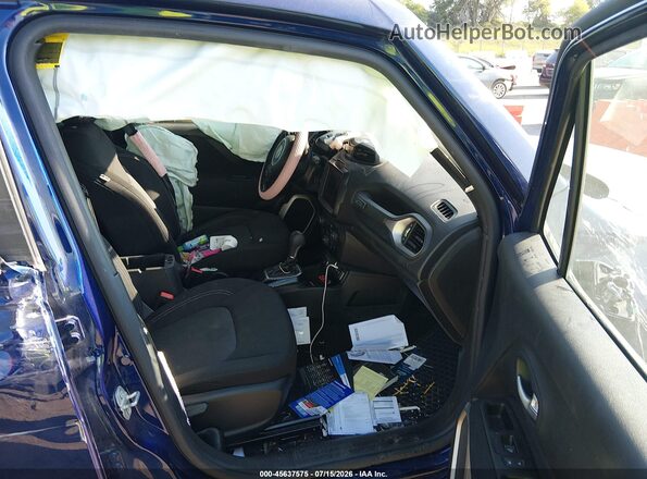 ZACNJDBB0MPM49071 2021 JEEP RENEGADE Dark Blue Widok wnętrza z przodu