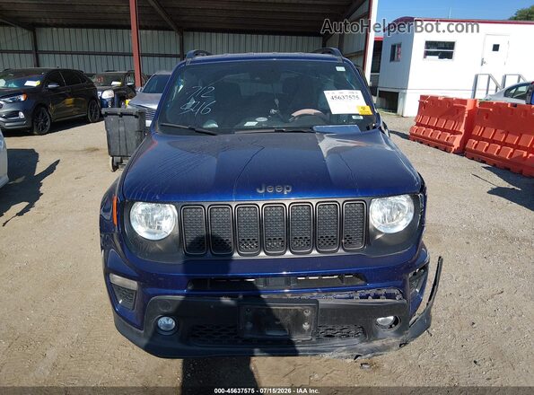 ZACNJDBB0MPM49071 2021 JEEP RENEGADE Dark Blue Widok deski rozdzielczej