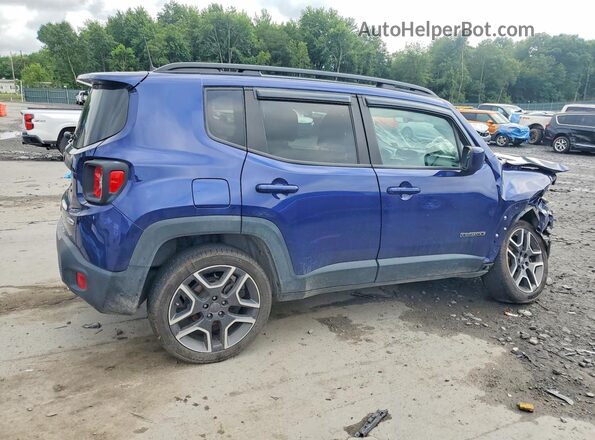 ZACNJDBB3MPM22236 2021 JEEP RENEGADE Синий Задняя правая четверть