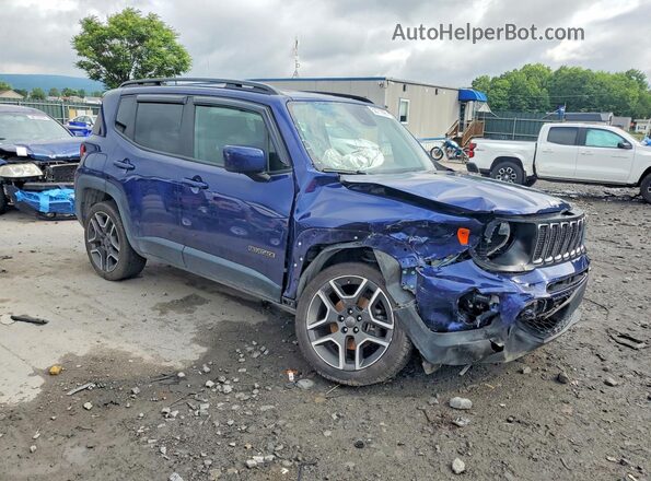ZACNJDBB3MPM22236 2021 JEEP RENEGADE Синий Передняя правая четверть