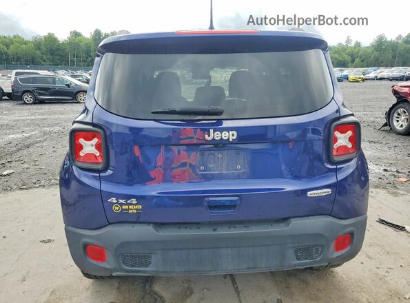 ZACNJDBB3MPM22236 2021 JEEP RENEGADE Синий Вид сзади