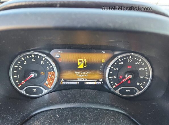 ZACNJDBB3MPM22236 2021 JEEP RENEGADE Синий Вид щитка приборов