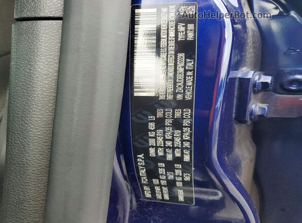 ZACNJDBB3MPM22236 2021 JEEP RENEGADE Синий Вид подкапотного пространства