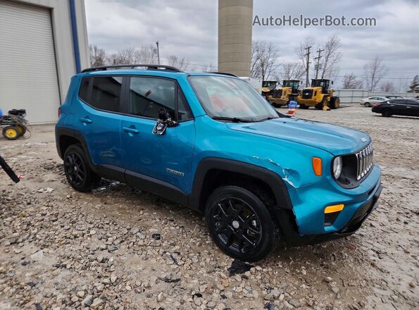 ZACNJDBB4MPN11197 2021 JEEP RENEGADE Teal Delantero derecho