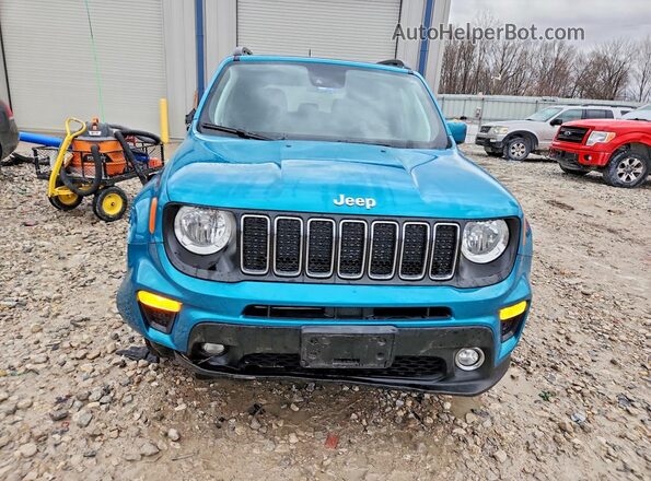 ZACNJDBB4MPN11197 2021 JEEP RENEGADE Teal Vista frontal