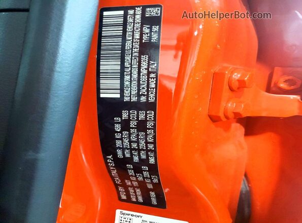ZACNJDBB7MPM96355 2021 JEEP RENEGADE Orange Սալոնի 360 աստիճան տեսք