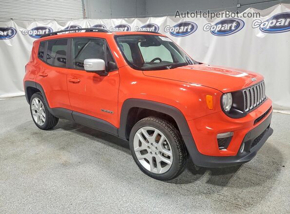 ZACNJDBB7MPM96355 2021 JEEP RENEGADE Orange Առջևի աջ