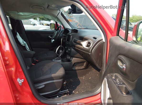 ZACNJDBB8MPM13080 2021 JEEP RENEGADE Red Widok wnętrza z przodu