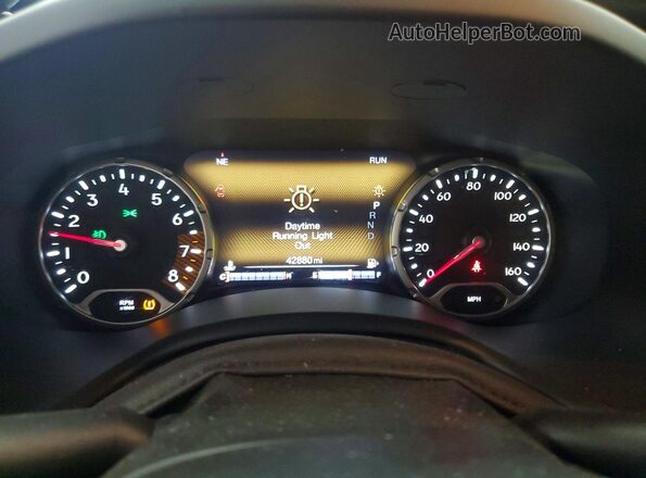 ZACNJDBB9MPN36063 2021 JEEP RENEGADE Orange Widok zestawu wskaźników