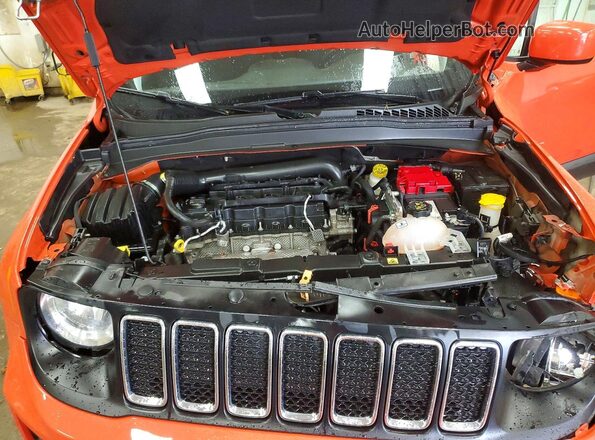 ZACNJDBB9MPN36063 2021 JEEP RENEGADE Orange Widok komory silnika