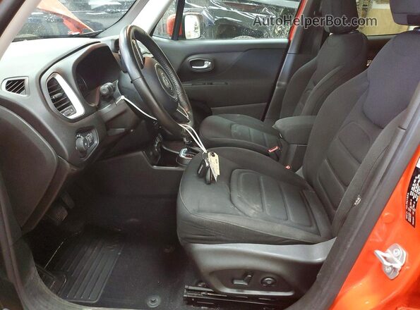 ZACNJDBB9MPN36063 2021 JEEP RENEGADE Orange Widok wnętrza z przodu
